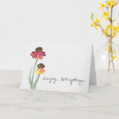 Gefühlgrußkarte mit genießen tägliches karte (Gelbe Blume)