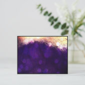 Gefühls-Blau Postkarte (Stehend Vorderseite)