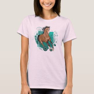 Gefühls-Frisky 5 Damen-Spaghetti-Spitze T-Shirt