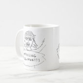 "Gefühls-Gefühls" Tasse (Vorderseite Links)
