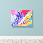 Gefühls Gone Wild Leinwanddruck (Insitu (Holzboden))