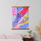 Gefühls Gone Wild Wandteppich Mit Holzrahmen (Schlafzimmer)