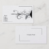 Gefühls-graue Geschäfts-Karten-Entwürfe Visitenkarte (Vorne/Hinten)