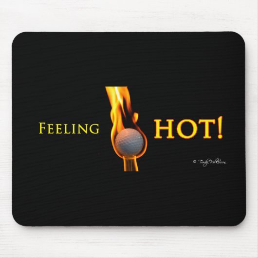 Gefühls-heißes Golf Bll Mousepad (Vorne)