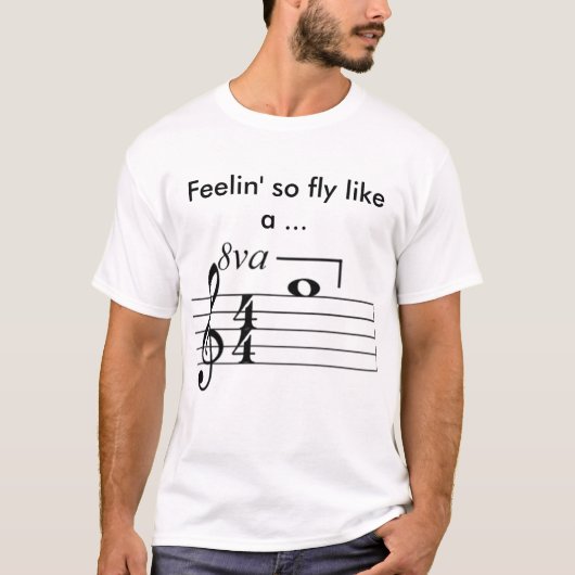 Gefühls-so Fliege wie A… T-Shirt (Vorderseite)