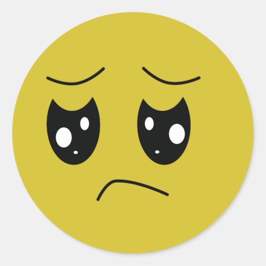 Gefühlsstörung Runder Aufkleber (Vorderseite)