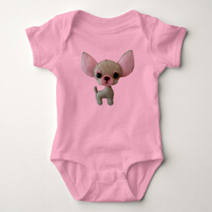 Gefühlter Chihuahua Baby Strampler