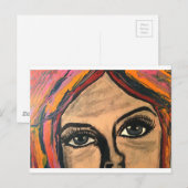 Gefühlvolle Augen Postkarte (Vorne/Hinten)