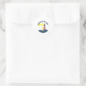 Geführt von der Light Cruise Squad Runder Aufkleber (Tasche)