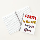 Geführt von Faith-Notebook Notizblock (Innenseite)