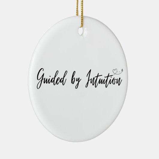 Geführt von Intuition Weihnachtsbaum Ornament (Rechts)