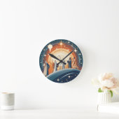 Geführt von Light - Celestial Journey Runde Wanduhr (Zuhause)