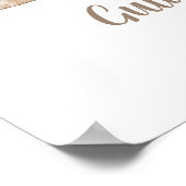 Geführt von Wasserfarbengel Poster (Ecke)