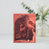 GEFÜHRTE GETRÄNKE Antik Weinbau, Rustikale Weinber Postkarte (Stehend Vorderseite)