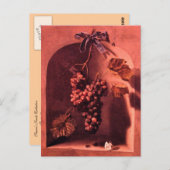 GEFÜHRTE GETRÄNKE Antik Weinbau, Rustikale Weinber Postkarte (Vorne/Hinten)