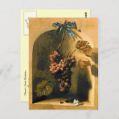 GEFÜHRTE GETRÄNKE Antik Weinbau, Rustikale Weinber Postkarte (Vorne/Hinten)