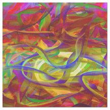 GEFÜHRTE ORGANZA SILK RIBONNEN MULTICOLOR ORANGE R