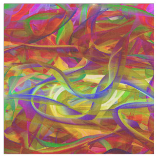 GEFÜHRTE ORGANZA SILK RIBONNEN MULTICOLOR ORANGE R STOFF