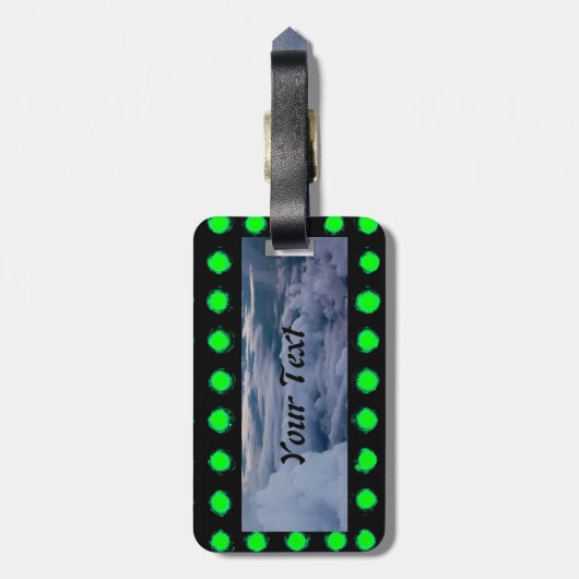 Geführter und Himmel-Abdeckungsentwurf Gepäckanhänger (Rückseite vertikal)