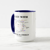 gefüllt mit biochemischer Energie (Krebs-Zyklus) Tasse (Vorderseite Links)