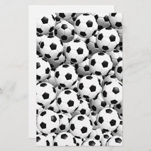 gefüllt mit Fußball-Balls (Vorne/Hinten)