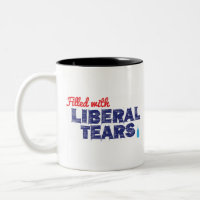 Gefüllt mit liberalen Rissen -- Tasse mit 2 Tönen