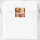 Gefüllte Cookies Quadratischer Aufkleber (Tasche)