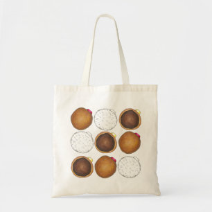 Gefüllte Donuts (Jelly, Boston Cream) Doughnut Bag Tragetasche