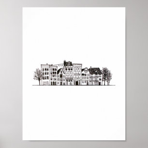 Gefunden: Zuhause in der Stadt Poster