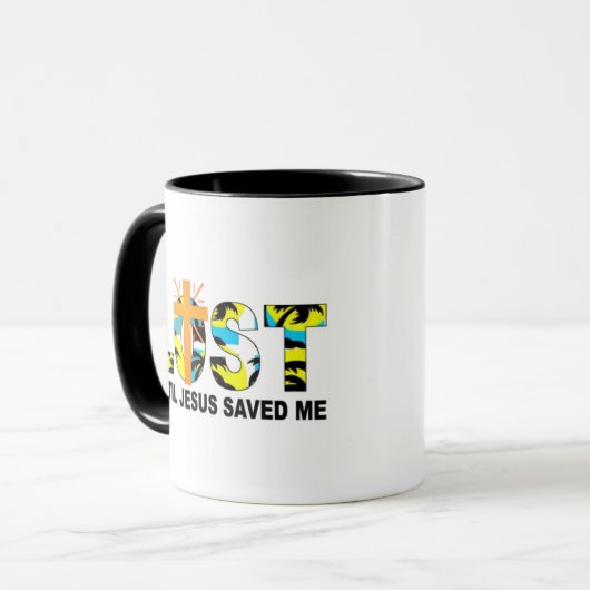 Gefundener Jesus Tasse (Vorderseite Links)