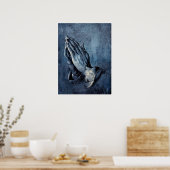 Gefundenes Gebet - Durer Poster (Küche)