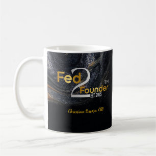 Gefüttert2Founder Galaxy Tasse - Personalisiert