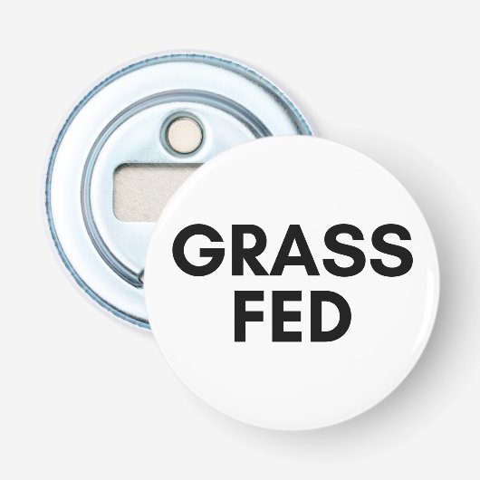 gefüttert Gras Flaschenöffner (Vorderseite)