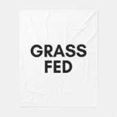 gefüttert Gras Fleecedecke (Vorderseite)