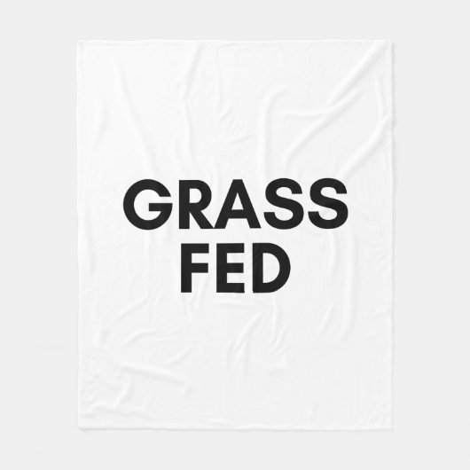 gefüttert Gras Fleecedecke (Vorderseite)