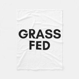 gefüttert Gras Fleecedecke