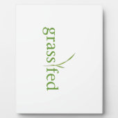 Gefüttert Gras Fotoplatte (Vorderseite)