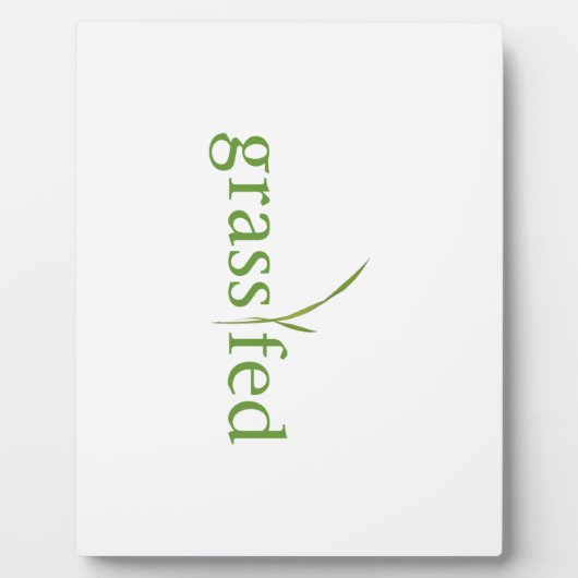 Gefüttert Gras Fotoplatte (Vorderseite)