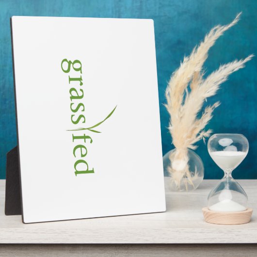 Gefüttert Gras Fotoplatte (Seite)