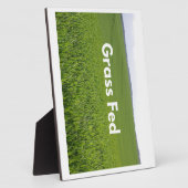 Gefüttert Gras Fotoplatte (Seite)