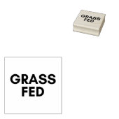 gefüttert Gras Gummistempel (Stempel)