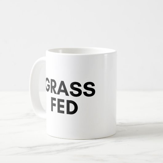 gefüttert Gras Kaffeetasse (Vorderseite Links)