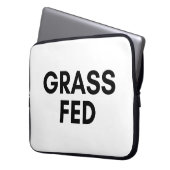 gefüttert Gras Laptopschutzhülle (Vorderseite Links)