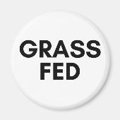 gefüttert Gras Magnet (Vorne)