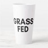 gefüttert Gras Milchtasse (Vorderseite)