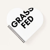 gefüttert Gras Notizblock (Vorderseite)