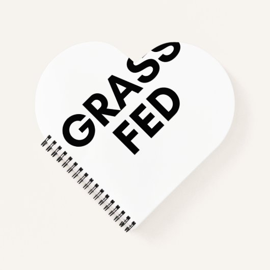 gefüttert Gras Notizblock (Vorderseite)