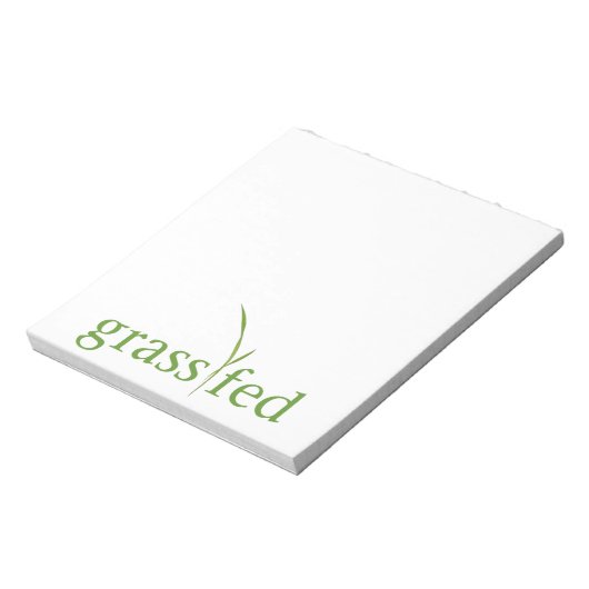 Gefüttert Gras Notizblock (Rotiert)