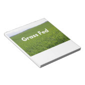 Gefüttert Gras Notizblock (angewinkelt)