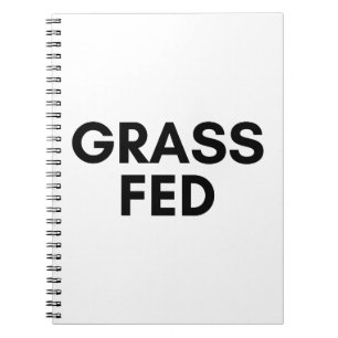 gefüttert Gras Notizblock